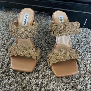 Steve Madden Women's Gold Courts